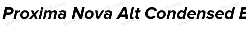 Proxima Nova Alt Condensed Bold字体转换